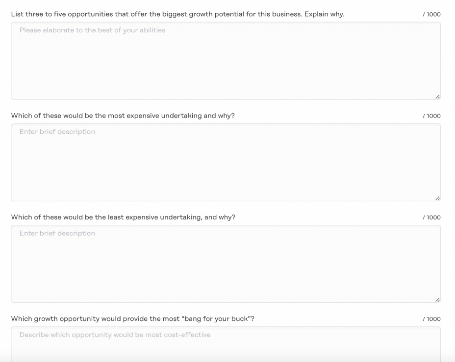 listing process, part two, growth opportunities