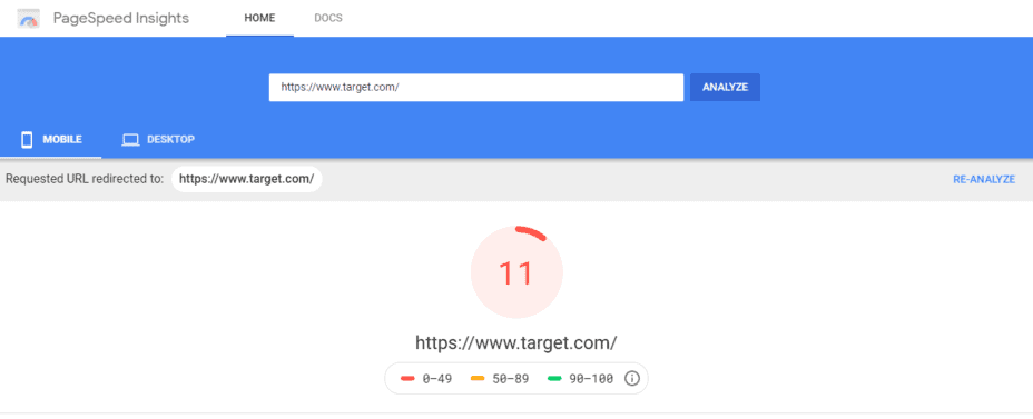 Page Speed